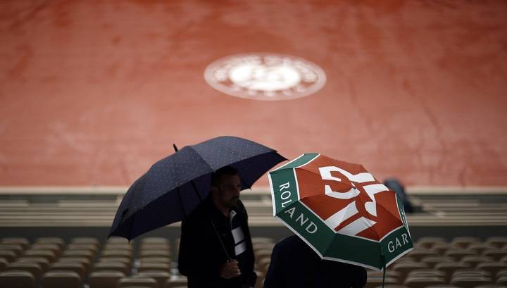 Четвертьфинальные матчи Roland Garros из-за дождя перенесены на 6 июня