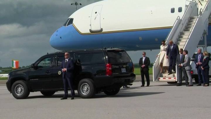 Лимузин для Трампа: Белый Дом арендовал катафалк для поездок президента в Ирландии