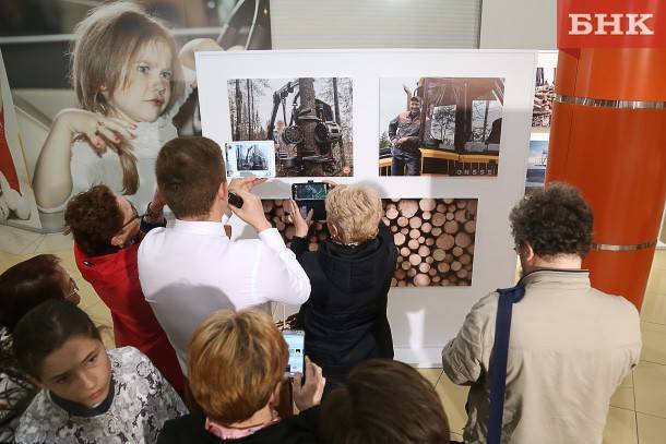 К 50-летнему юбилею Монди СЛПК в Сыктывкаре открылась выставка с оживающими картинками
