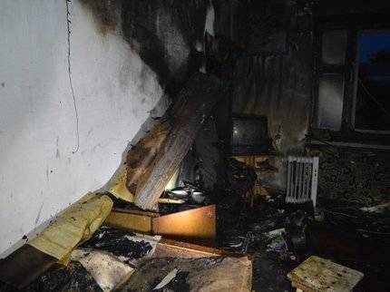 В Башкирии в пожаре погиб мужчина, другие жильцы дома успели эвакуироваться
