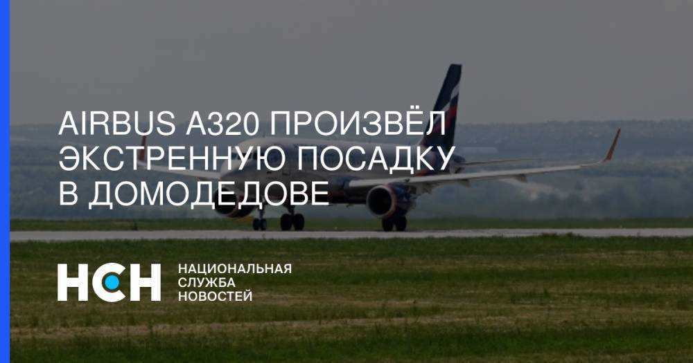 Airbus A320 произвёл экстренную посадку в Домодедове