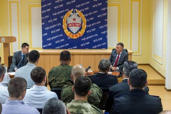 Президент Приднестровья побеседовал с сотрудниками МГБ