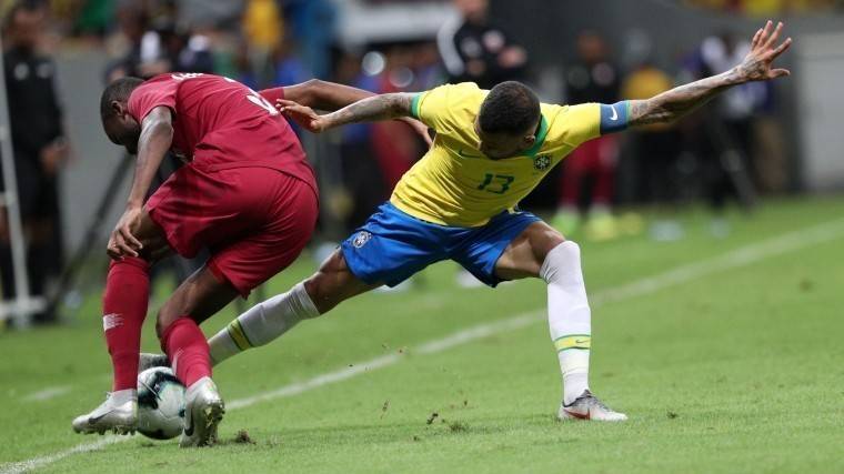 Сборная Бразилии обыграла Катар в&nbsp;товарищеском матче