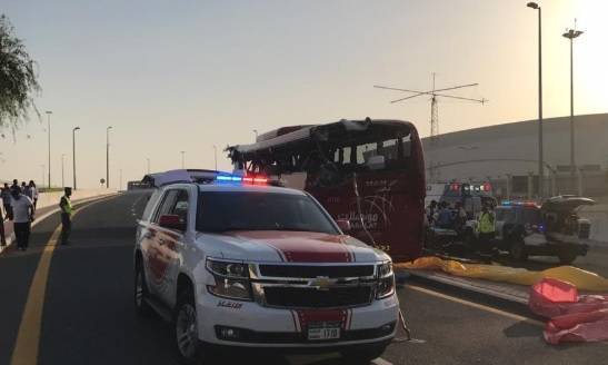 15 человек погибли в результате аварии с туристическим автобусом в Дубае