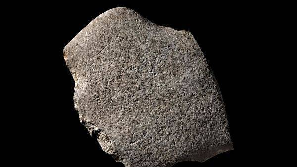 Во Франции нашли камень с изображением доисторической лошади