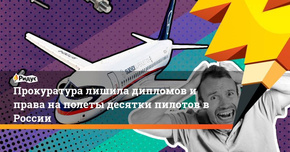 Десятки пилотов в России лишили дипломов и права на полеты
