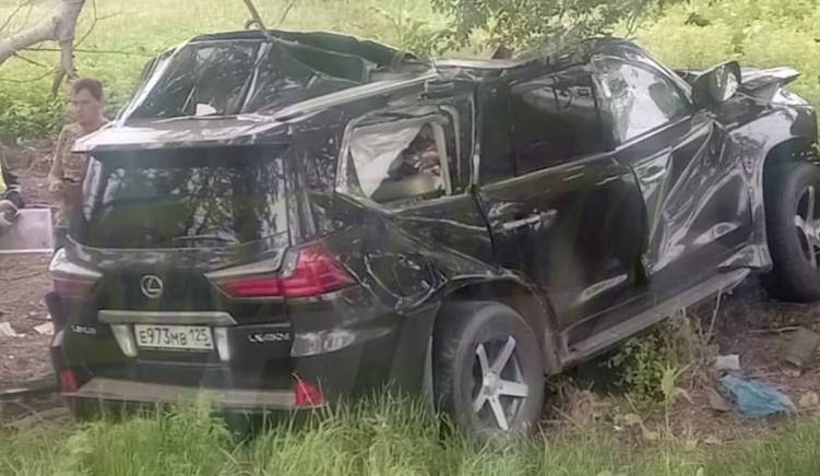 Видео последствий жуткого ДТП в Приморье, где погиб водитель Lexus