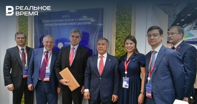 Минниханов обсудил с президентом Siemens совместные проекты