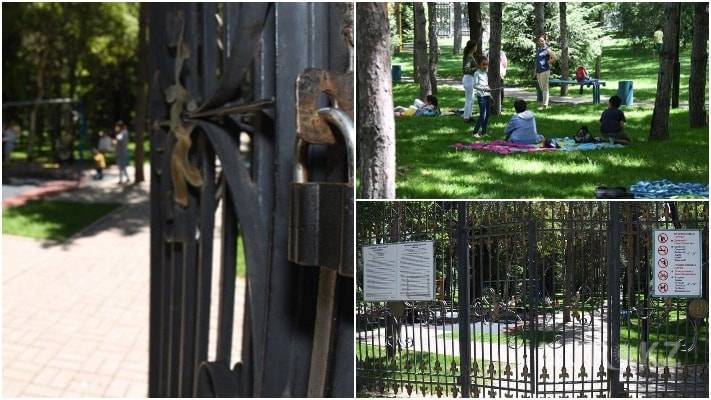 Забор у сквера возле фонда первого президента снесут в Алматы