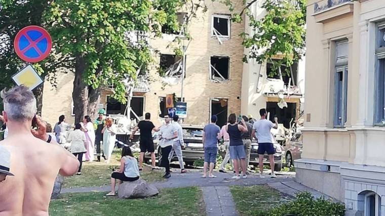 Фото: Мощный взрыв прогремел в&nbsp;центре шведского Линчепинга, есть пострадавшие