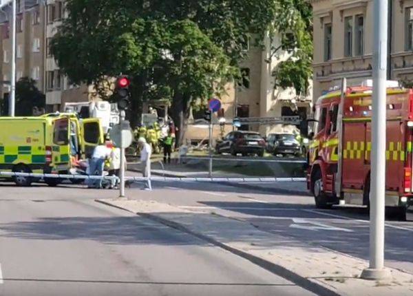 В центре шведского Линчепинга произошел мощный взрыв, есть пострадавшие