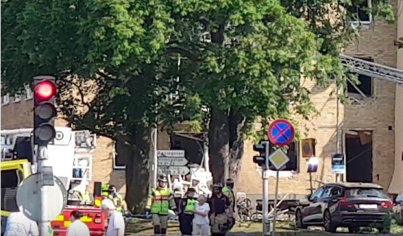 Взрыв произошел в центре шведского города Линчепинг