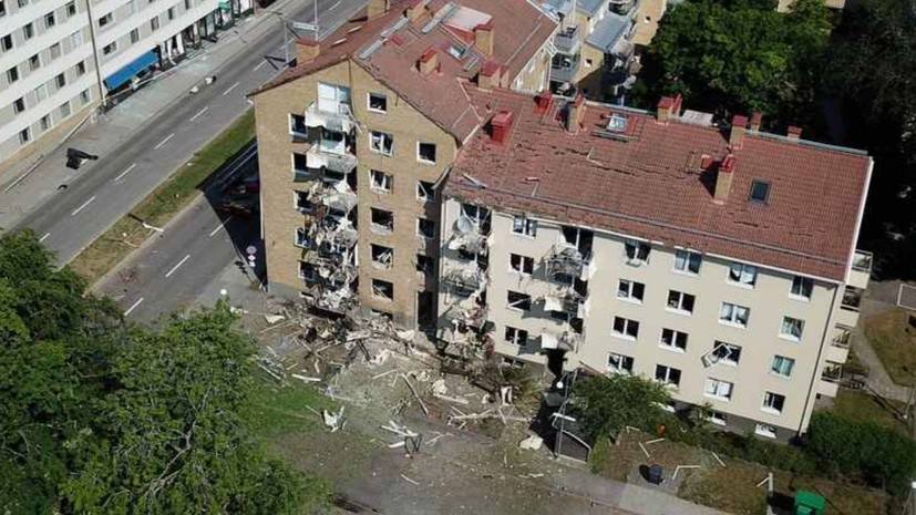 В Швеции в результате взрыва в доме пострадали 25 человек
