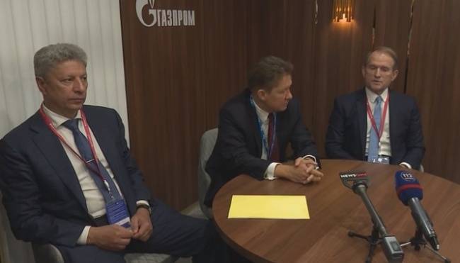 Бойко и Медведчук обсудили с главой «Газпрома» поставки газа на Украину