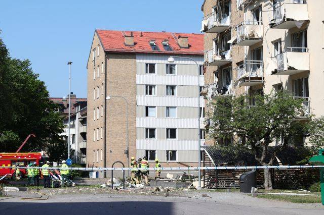 В сети появилось видео с места взрыва в Швеции