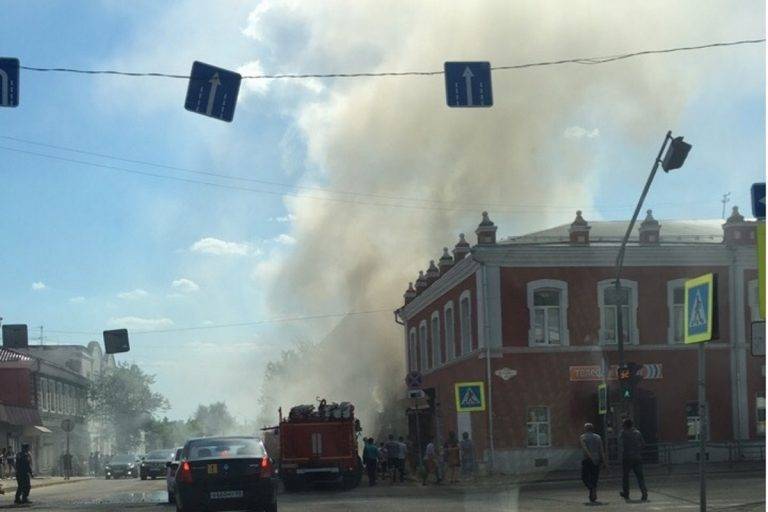 В Тверской области сгорел канцелярский магазин «Ластик и промокашка»