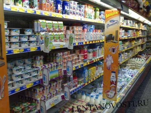 Россия хочет больше продвигать на зарубежных рынках молочную и кондитерскую продукцию