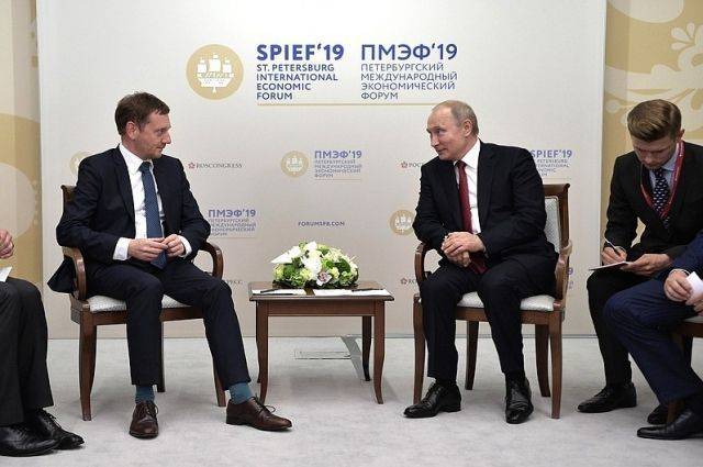 Путин провел встречу с премьер-министром Саксонии