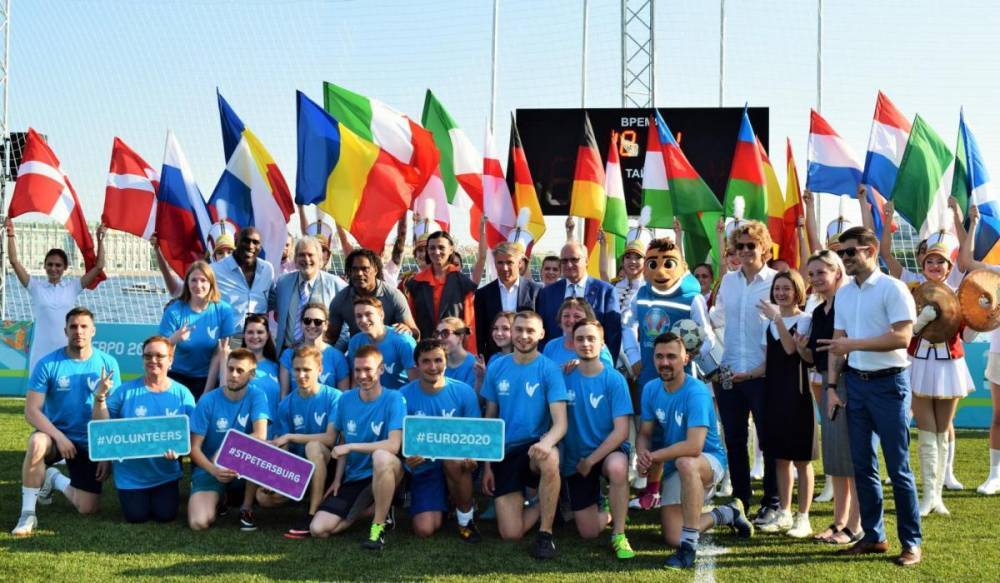 В Центре Петербурга открылся Парк футбола ЕВРО 2020