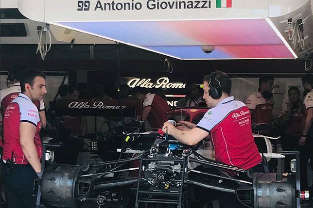 Антонио Джовинацци - Alfa Romeo - На машине Джовинацци заменили коробку передач - f1news.ru - Канада