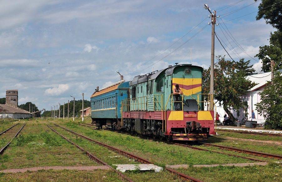 На Украине во время движения загорелся поезд с пассажирами
