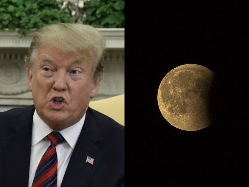 Трамп принял Луну за часть Марса