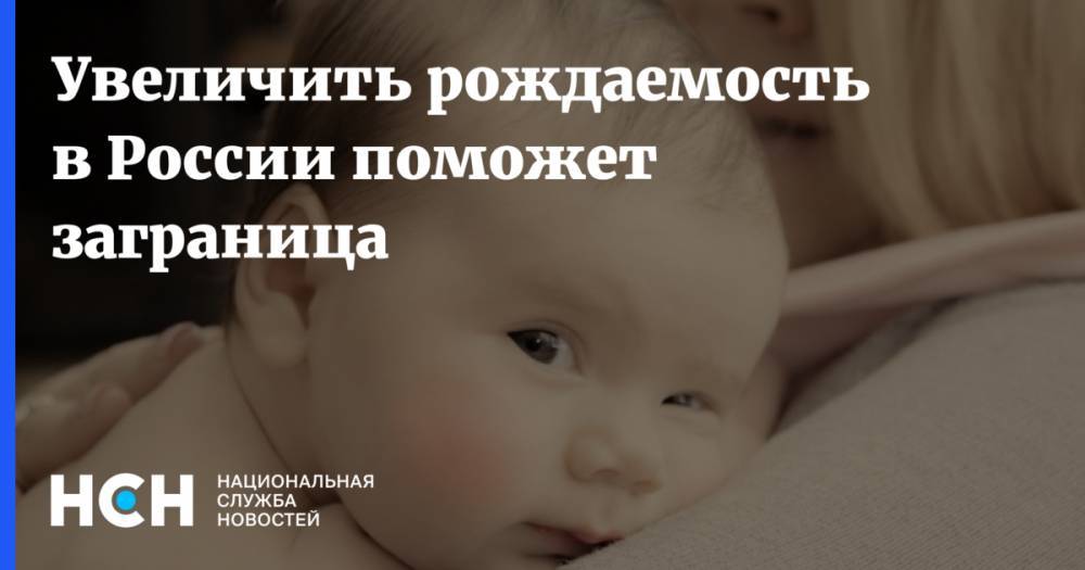 Алексей Вовченко - Увеличить рождаемость в России поможет заграница - nsn.fm - Россия