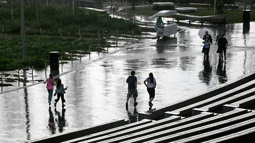 МЧС предупредило о грозе и дожде в Москве