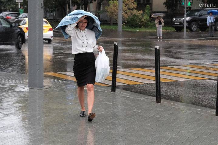 Москвичей предупредили о дожде с грозой вечером 8 июня