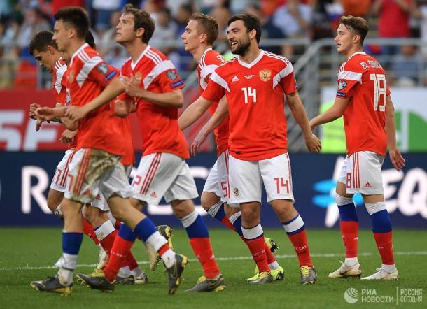 Cборная России забила девять мячей в ворота Сан-Марино