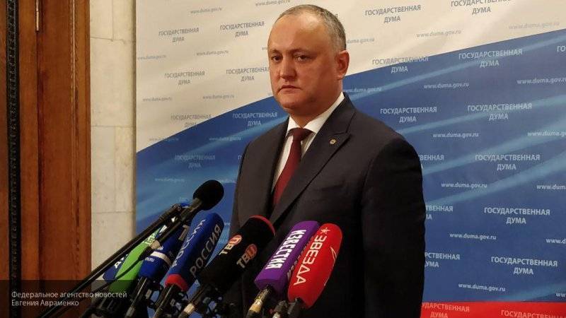 Додон попросил у мирового сообщества посредничества из-за ситуации в Молдавии