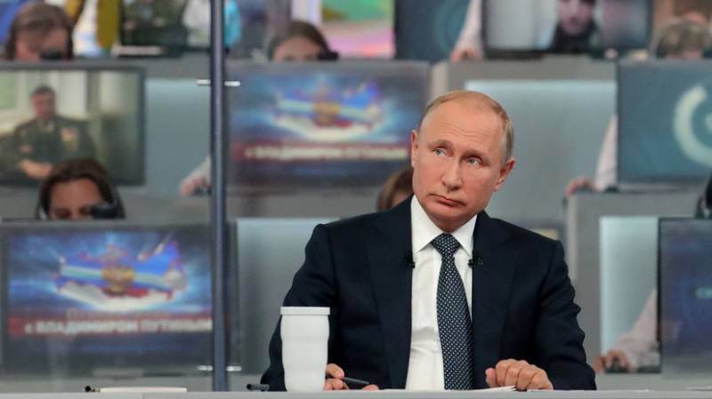 Вопросы уже принимаются: прямая линия с Владимиром Путиным пройдёт 20 июня