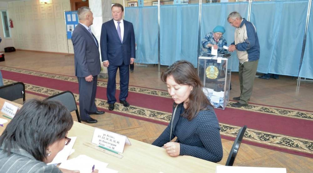 Самал Еслямова приехала в Петропавловск ради выборов (фото)