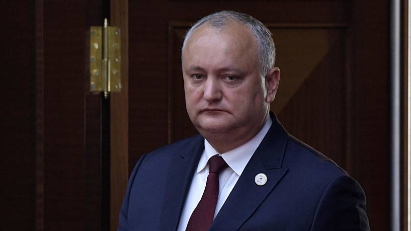 Додон планирует созвать Высший совет безопасности Молдавии