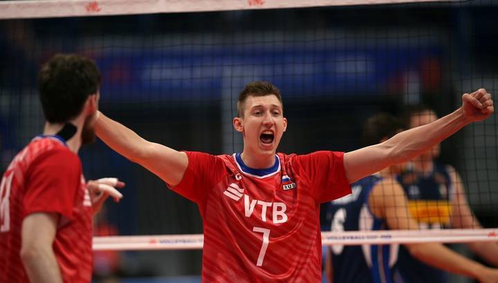 Волейболисты сборной России одержали пятую победу кряду в Лиге наций