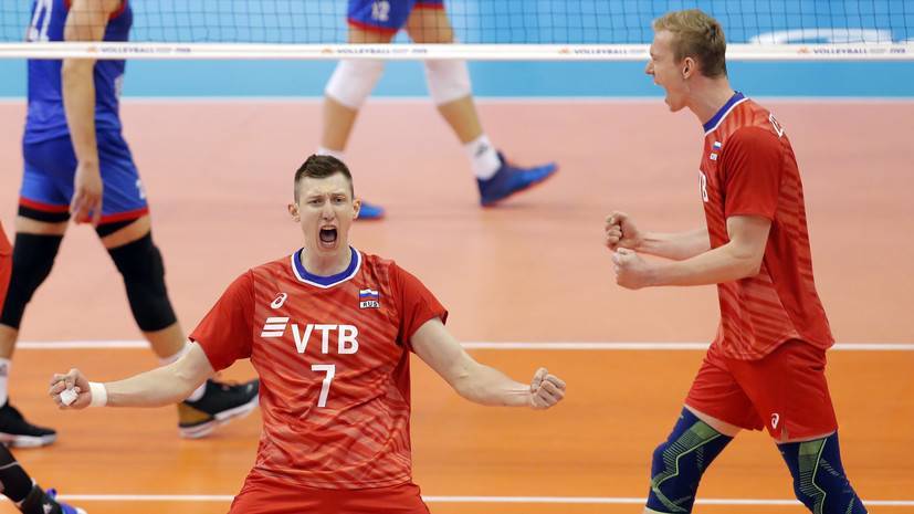 Мужская сборная России одержала пятую победу в волейбольной Лиги наций