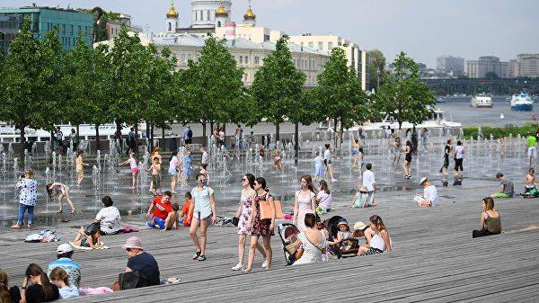Температура воздуха в Москве достигла максимума с начала года