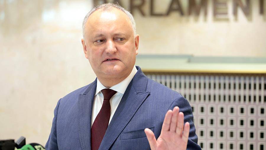 Додон поддержал решение ЕС по новому правительству Молдавии