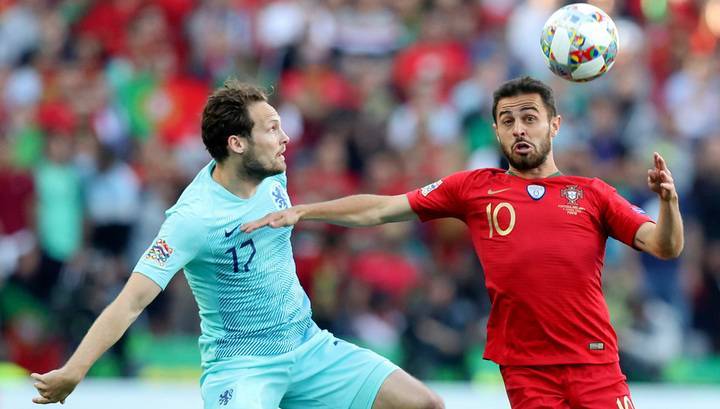 Сборная Португалии выиграла у голландцев первый в истории финал Лиги наций