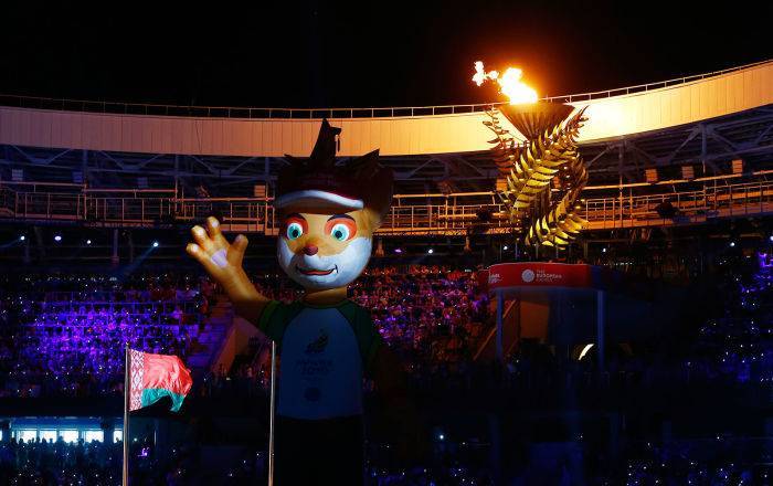 Саркисян, Путин и спорт: в Минске прошла церемония закрытия II Европейских игр — фото