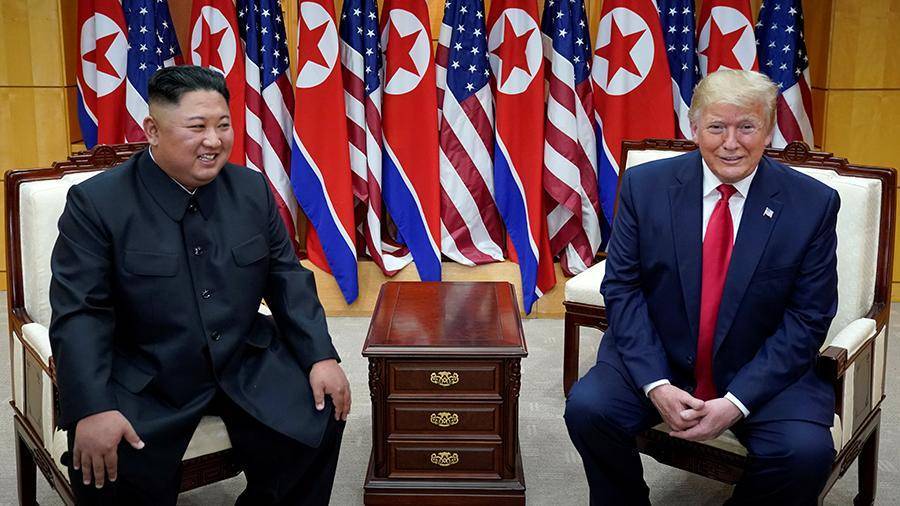 В КНДР оценили встречу Трампа и Ким Чен Ына на границе