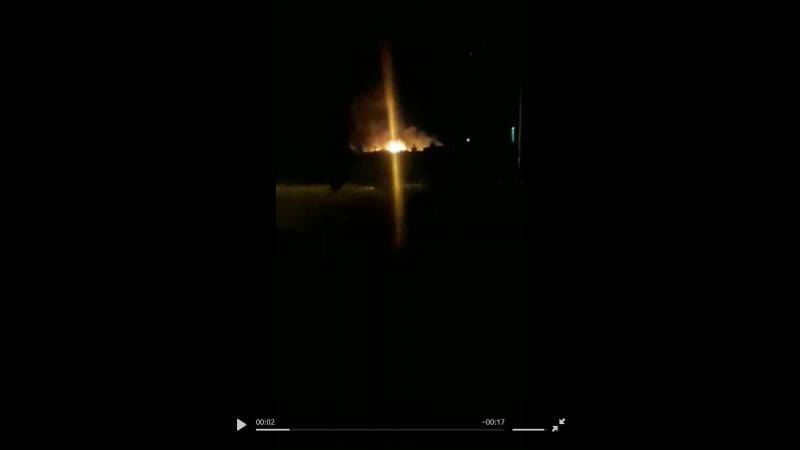 Опубликовано видео ракетной атаки Израиля на позиции сирийских войск в Дамаске