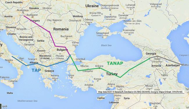 Газопровод TANAP готов к&nbsp;поставкам азербайджанского газа в&nbsp;Европу — Новости экономики, Новости Европы — EADaily