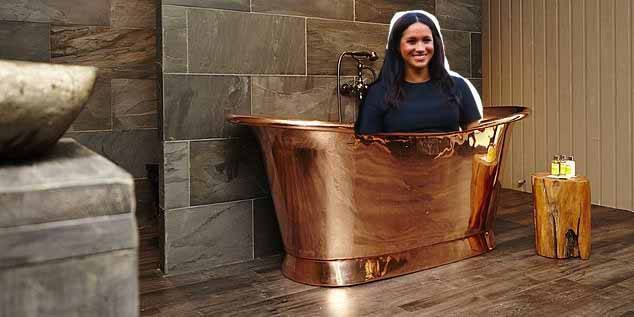 Меган Маркл пожелала ванну из чистой меди и уникальную толедскую плитку