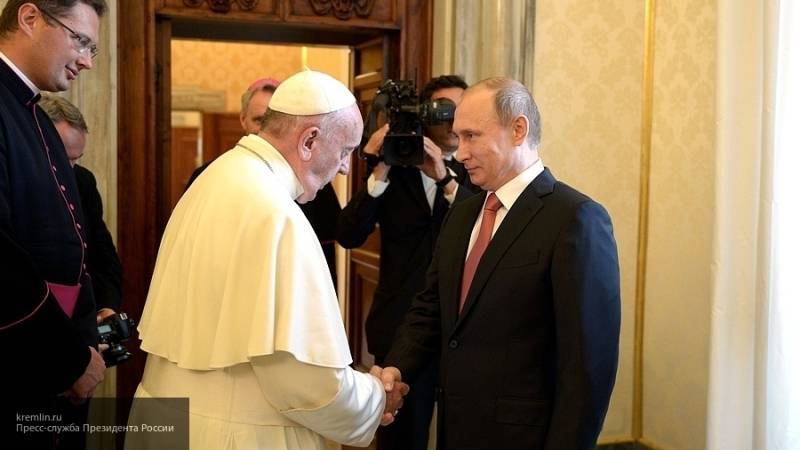 Путин и Папа Римский встретятся 4 июля в Ватикане