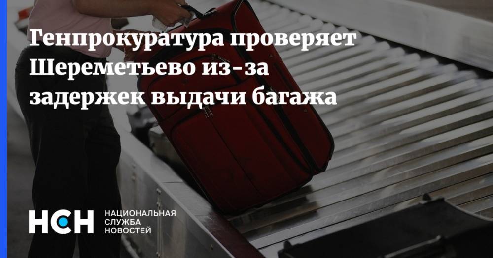 Генпрокуратура проверяет Шереметьево из-за задержек выдачи багажа