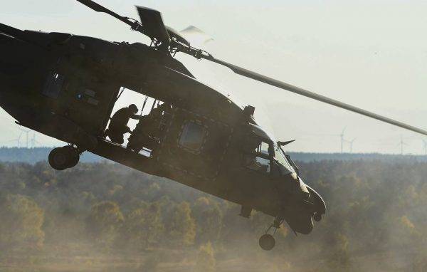 В Германии потерпел крушение военный вертолет
