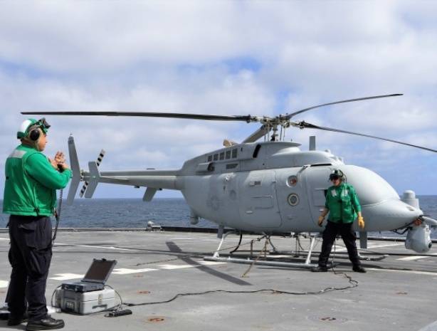 Новый вертолет-беспилотник MQ-8 Fire Scout поступил на вооружение ВМС США