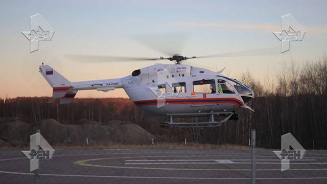 Пострадавшего в ДТП в Новой Москве эвакуировали вертолетом. РЕН ТВ