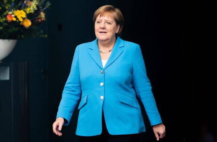 Ангела Меркель снова испытала приступ дрожи на официальном мероприятии